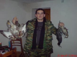 Ο Θανάσης Κιτσάκης που βγήκε για κυνήγι.