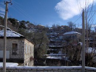 Το Σελλειό ντυμένο στα λευκά.