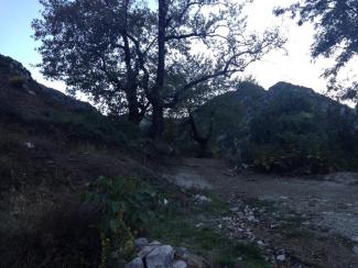 Ο παλιός δρόμος του χωριού.