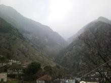 Πρωινή φωτογραφία των βουνών μας που ετοιμάζονταν να δροσιστούν.